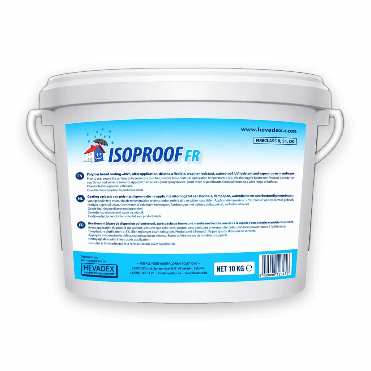 Sandarinanti fasadų danga ISOPROOF FR