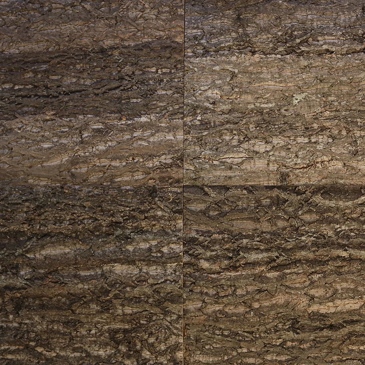 Kamštinės žievės plokštės Premium Cork Bark 600 × 900 mm ant sienos