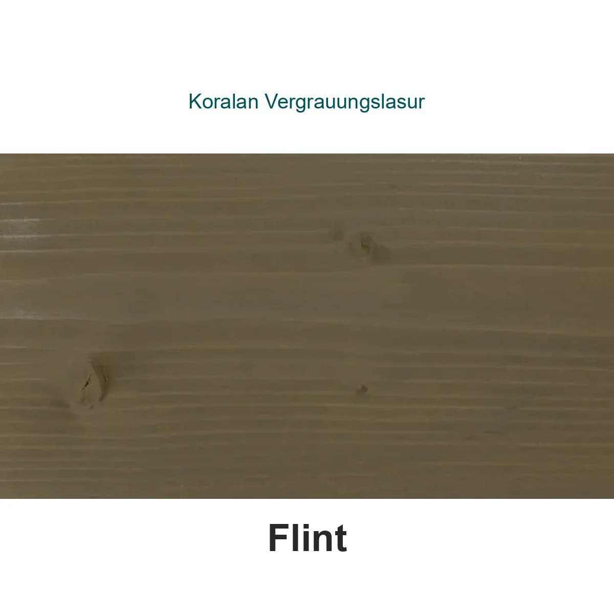 Koralan Vergrauungslasur atspalvis Flint ant spygliuočių medienos