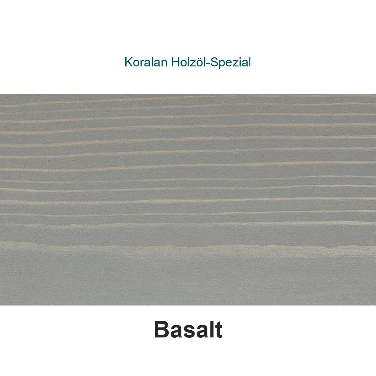 Koralan Holzöl-Spezial atspalvis Basalt ant spygliuočių medienos