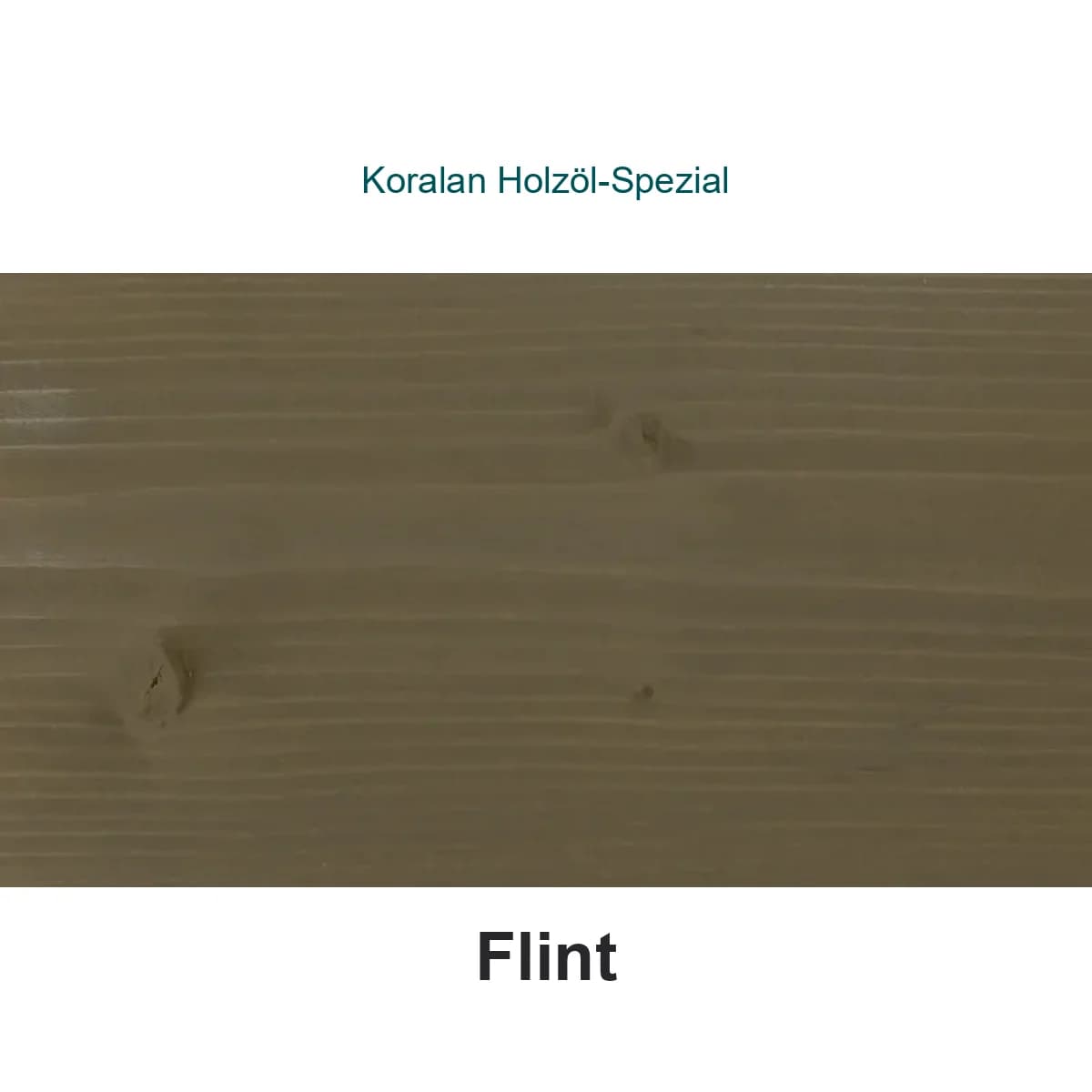 Koralan Holzöl-Spezial atspalvis Flint ant spygliuočių medienos