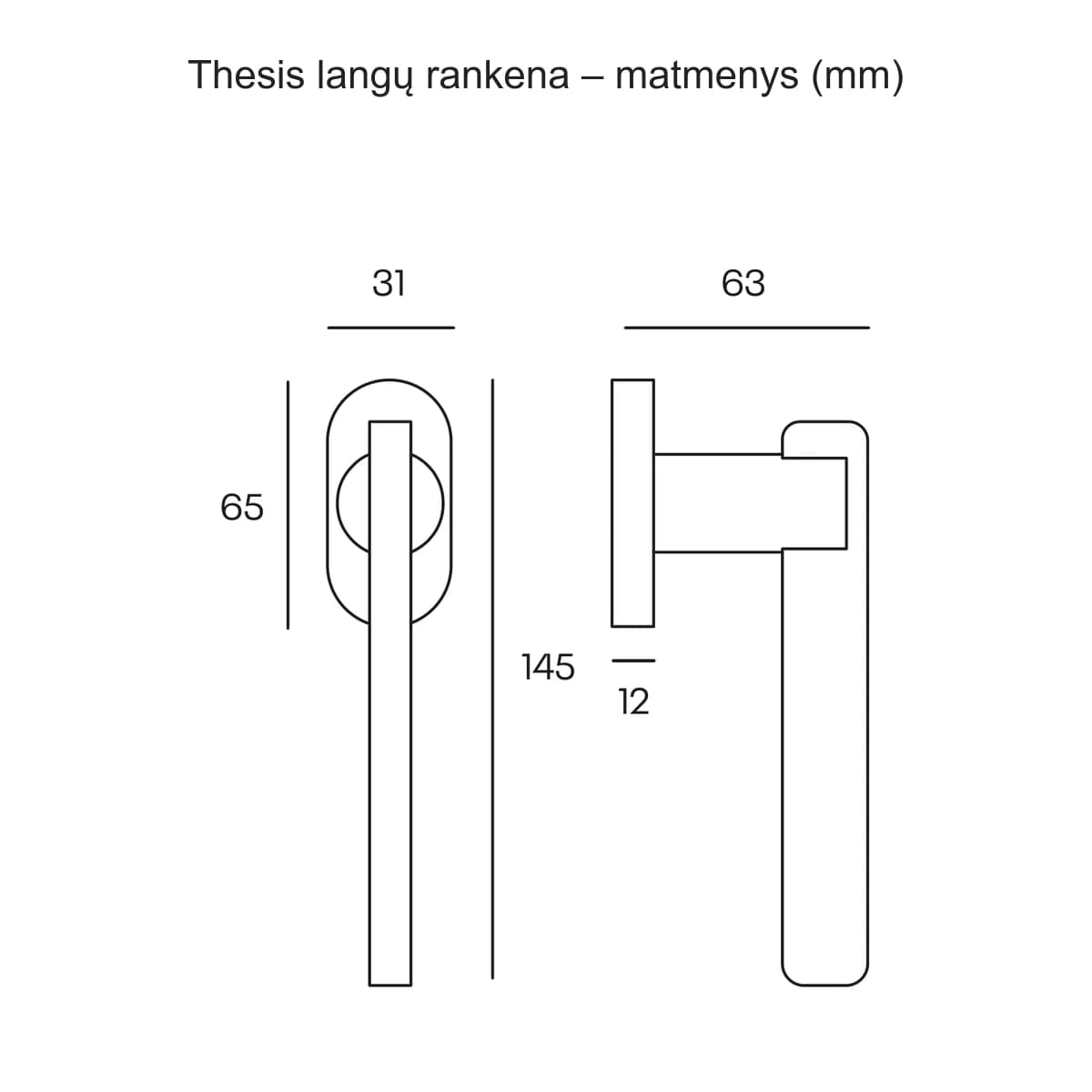 COMIT Thesis langų rankena