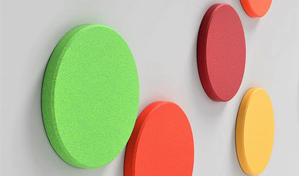 Fluffo Soft Dot Edge panelių kompozicija