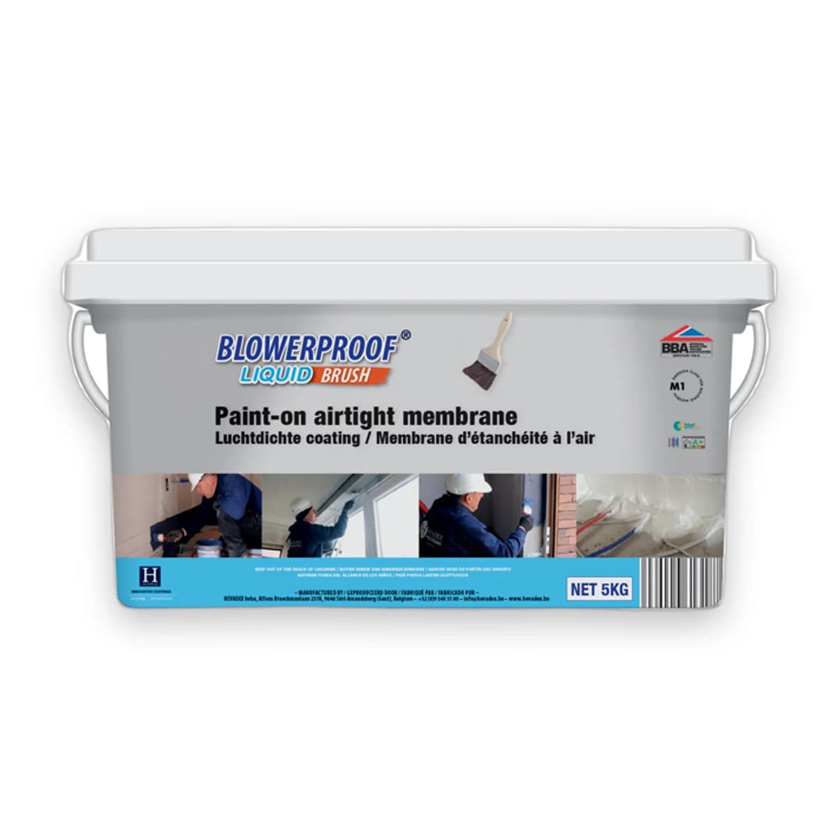 Tepama oro sandarumo membrana BLOWERPROOF Liquid Brush 5 kg