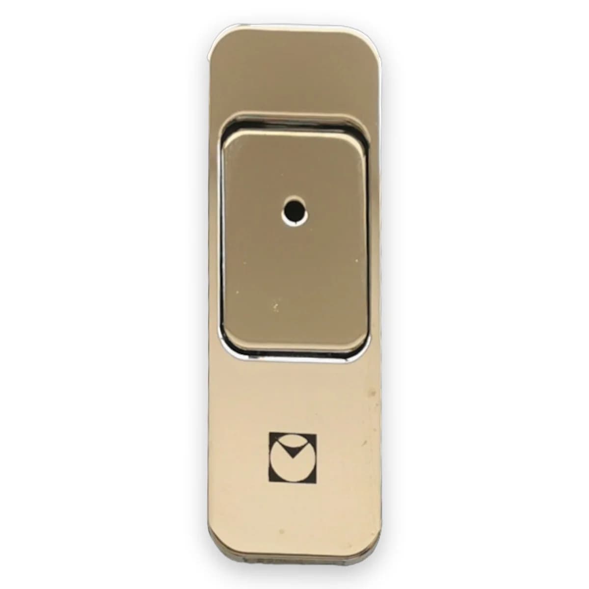 Push and Go fiksatoriaus mygtukas – poliruotas nikelis