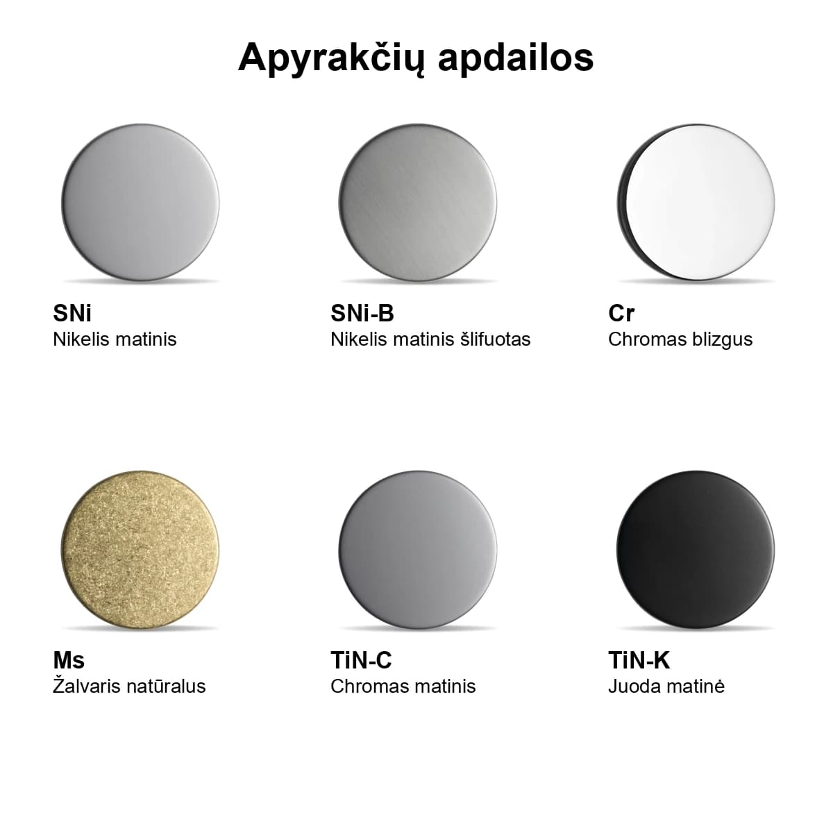 Magnetinės cilindro apyraktės su mini spyna (M&T)