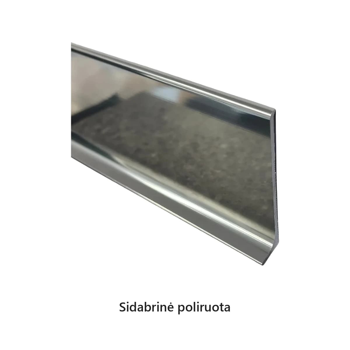 Grindjuostė ALLUboard 100×11 – Sidabrinė poliruota