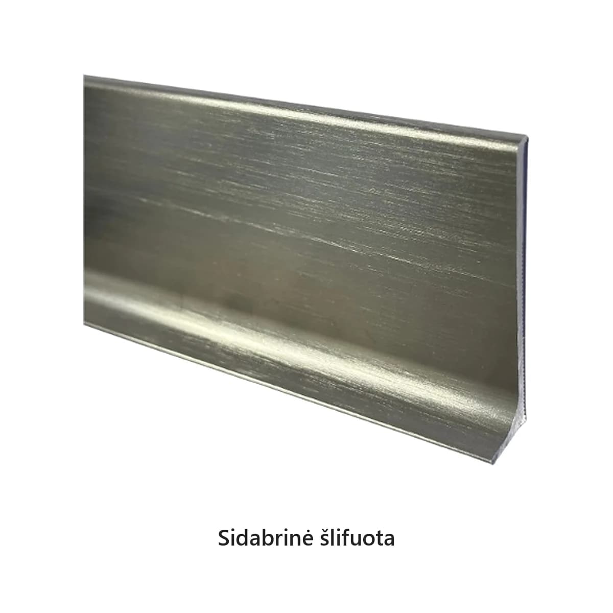 Grindjuostė ALLUboard 100×11 – Sidabrinė šlifuota