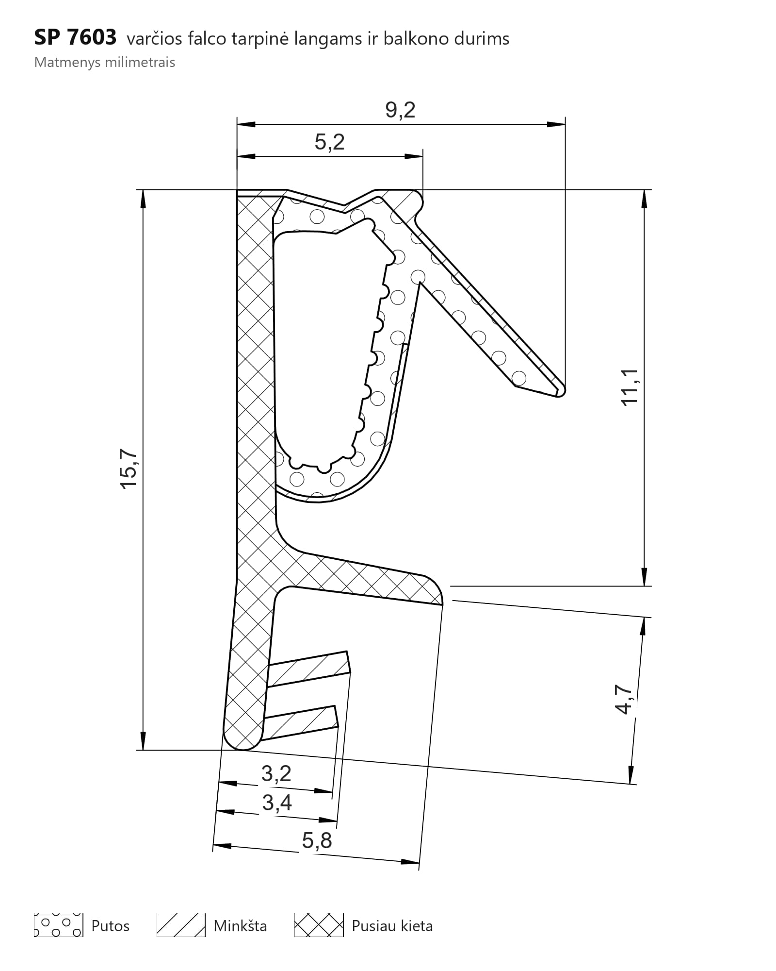 Tarpinė SP 7603 – antras brėžinys