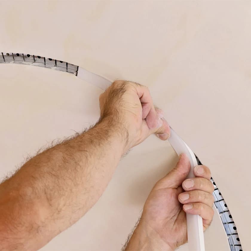 Lankstus gipso profilis apšvietimui Cobralit (2 m) – antra nuotrauka