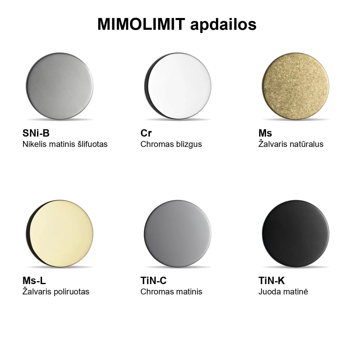 MIMOLIMIT metalinės dalies apdailos