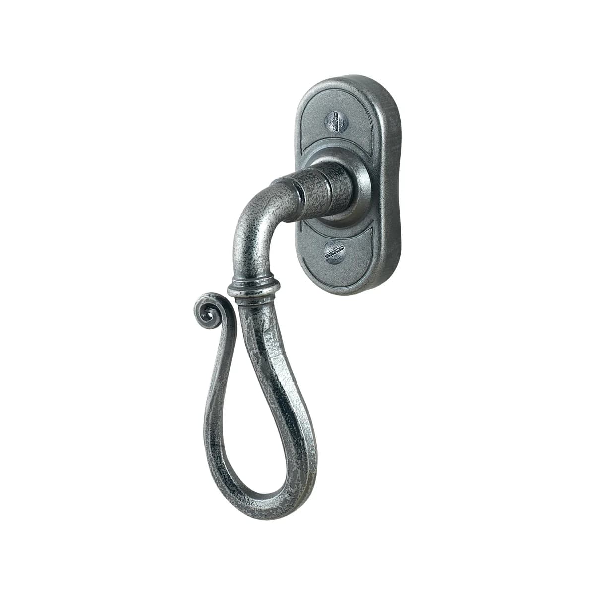 FM016 DK Kaltinė lango rankena – Antique Silver apdaila