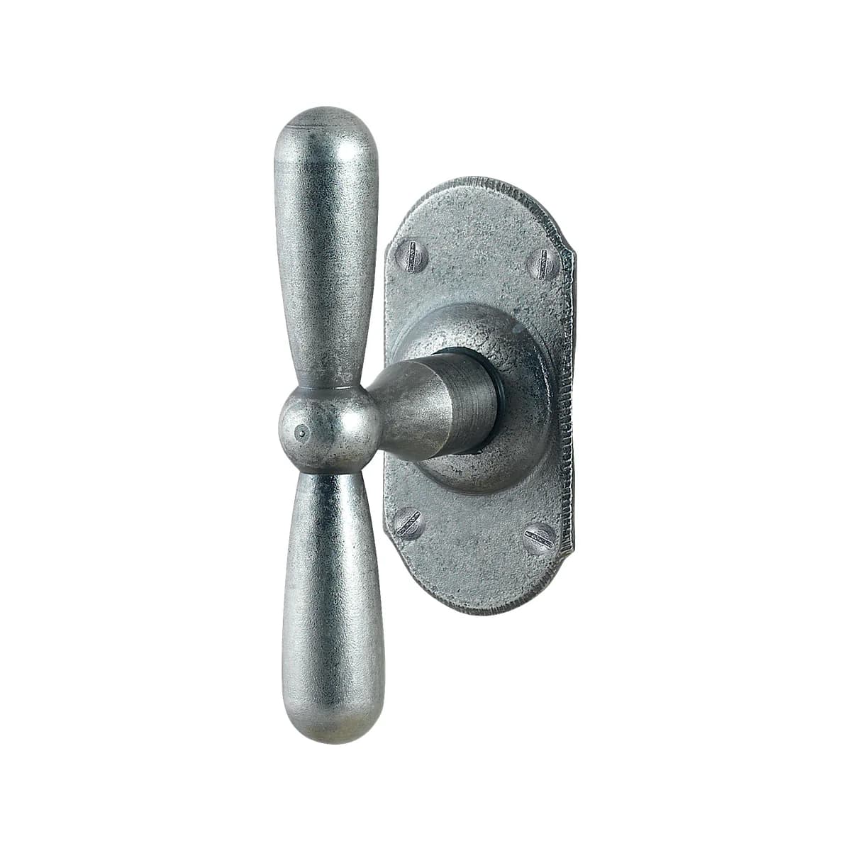 FM033 Kaltinė lango rankena – Antique Silver apdaila