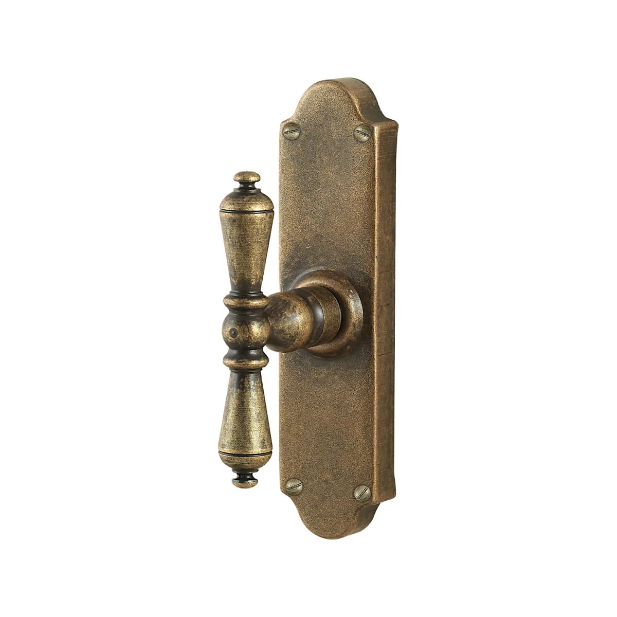 FM312 Kaltinė lango cremone rankena – Antique Gold apdaila