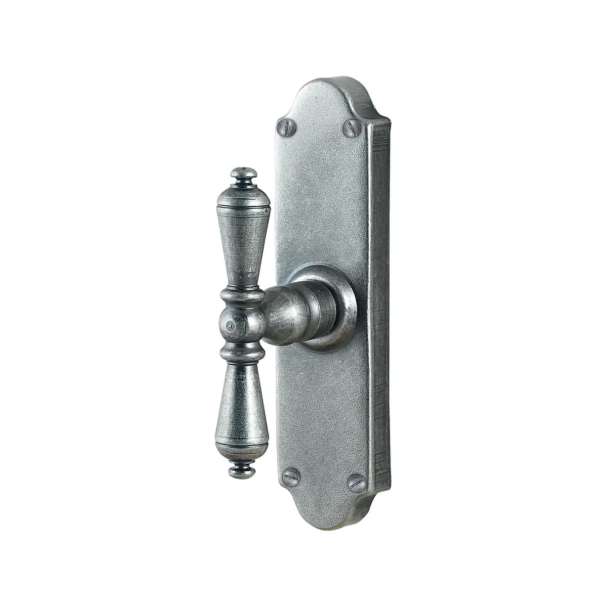 FM312 Kaltinė lango cremone rankena – Antique Silver apdaila