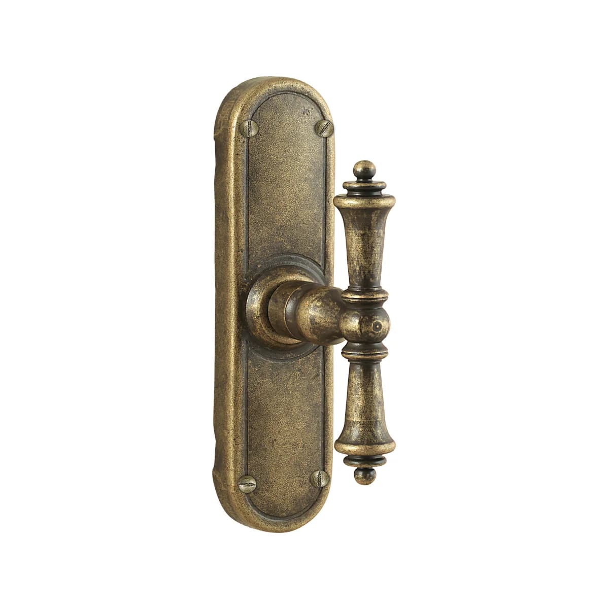 FM317 Kaltinė lango cremone rankena – Antique Gold apdaila