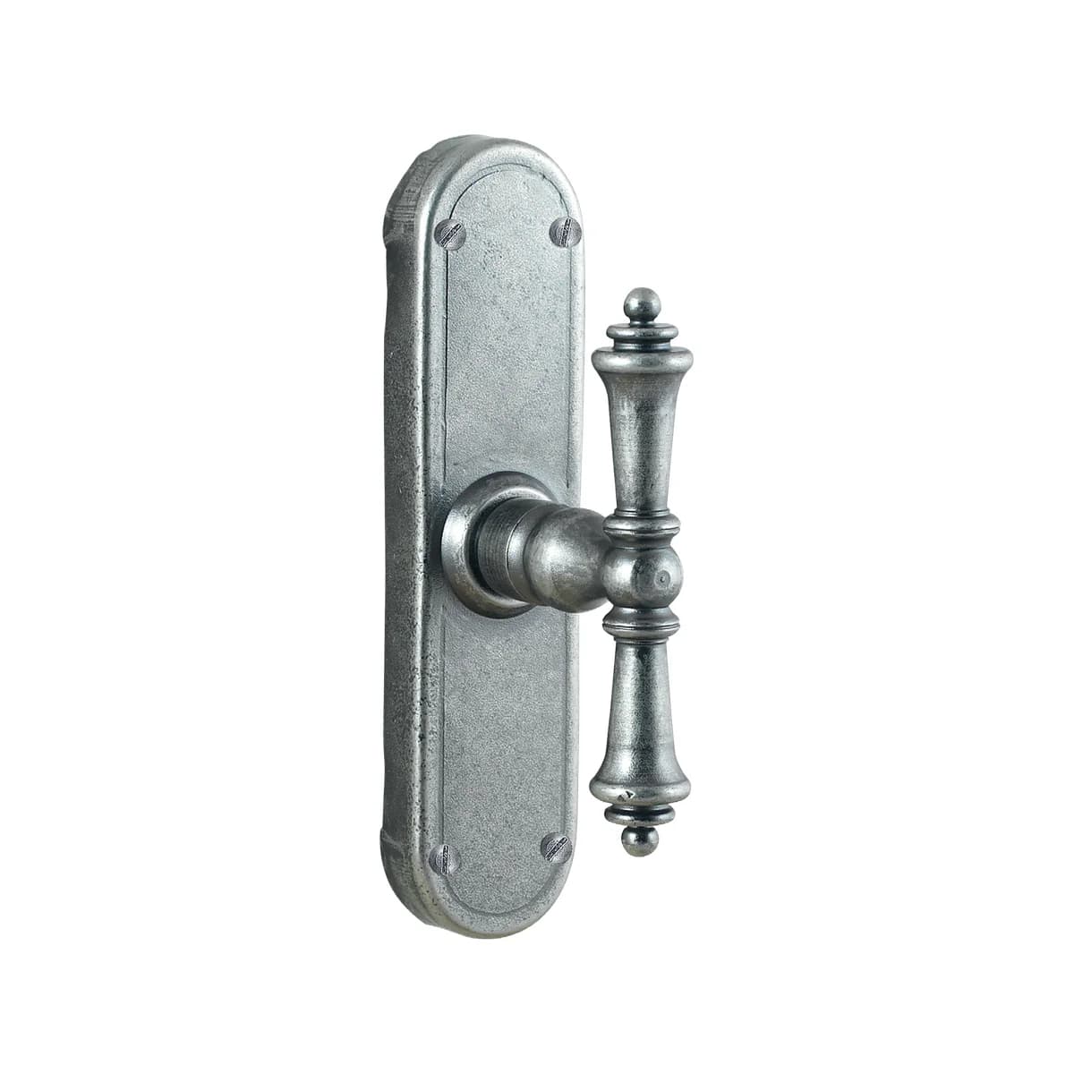 FM317 Kaltinė lango cremone rankena – Antique Silver apdaila