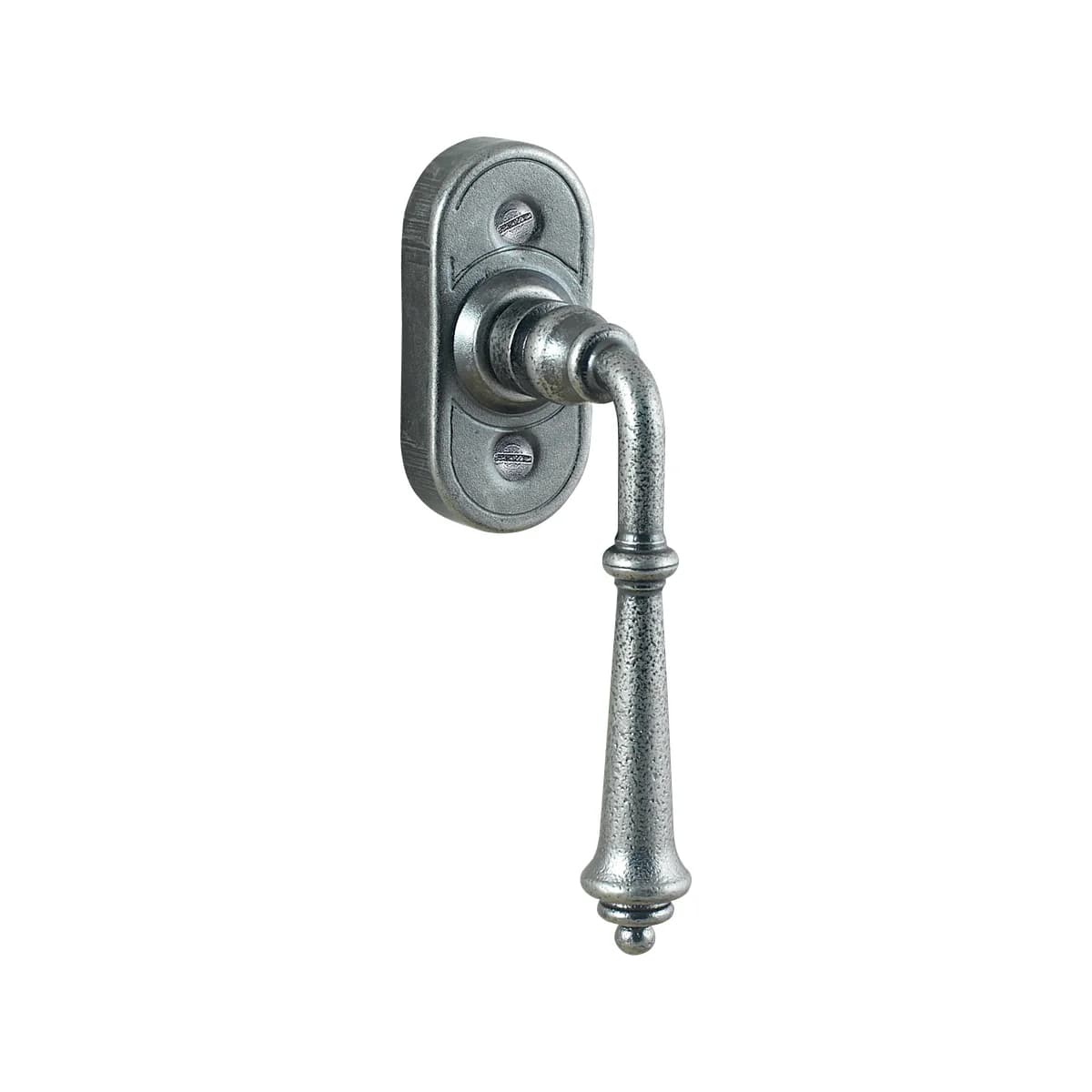 FM319 DK Kaltinė lango rankena – Antique Silver apdaila