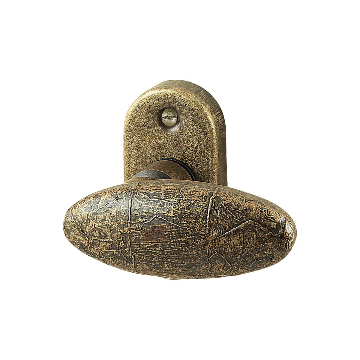 FM336 Kaltinė durų rankena su pailga apyrakte – Antique Gold apdaila