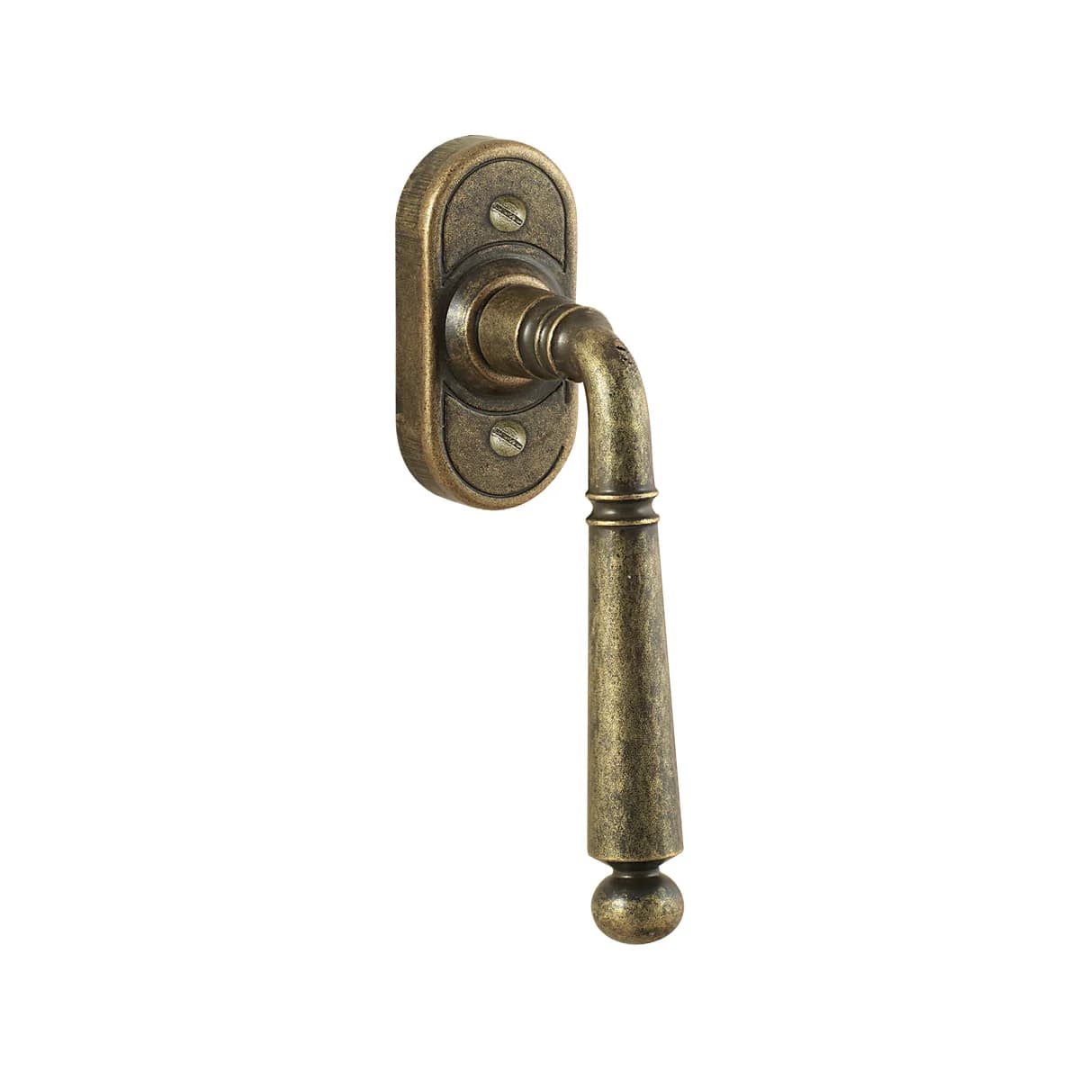 FM381 DK Kaltinė lango rankena – Antique Gold apdaila