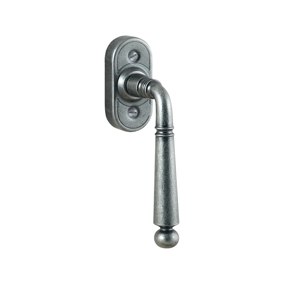 FM381 DK Kaltinė lango rankena – Antique Silver apdaila
