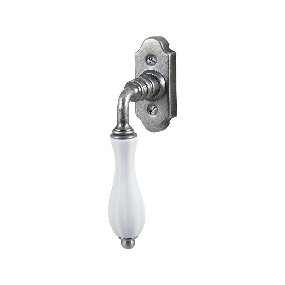 FM383 DK Kaltinė lango rankena – Antique Silver apdaila