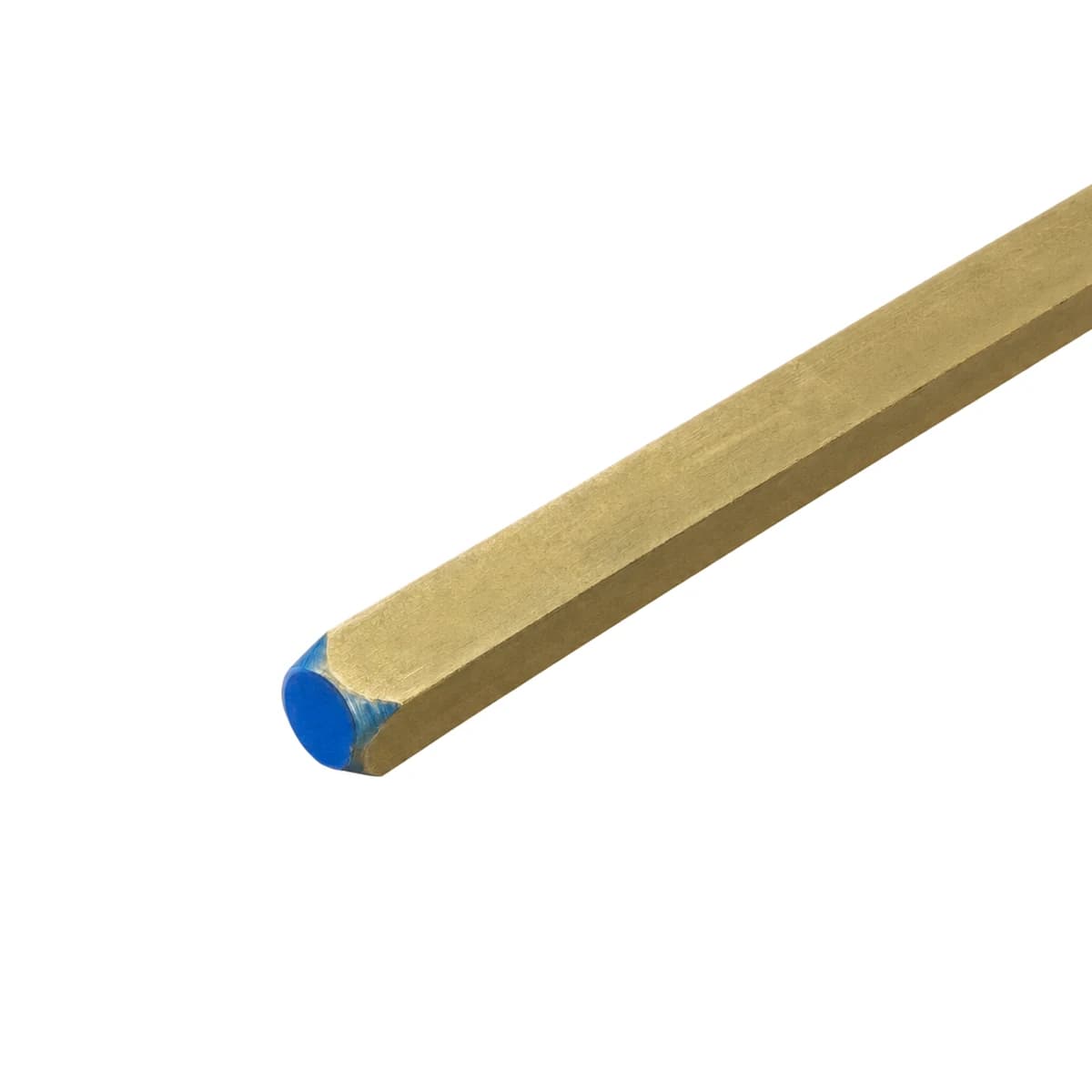 DECOpart H kvadratinis žalvario profilis 10 × 10 mm