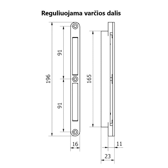 M&T MAGNETIC sistema durims – penkta nuotrauka