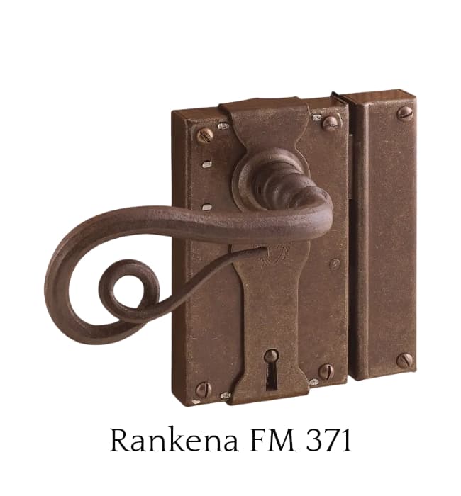 FS196 Kaltinė durų spyna su rankena – penkta nuotrauka
