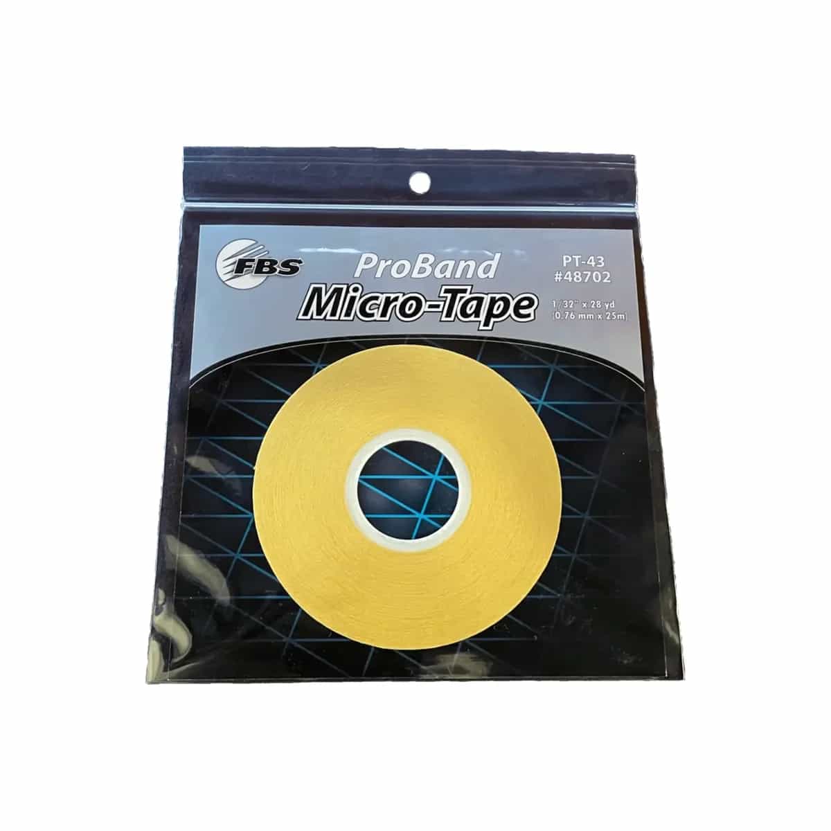 Kontūrinė maskavimo juosta FBS PT43 Micro 0,8 mm (25 m)