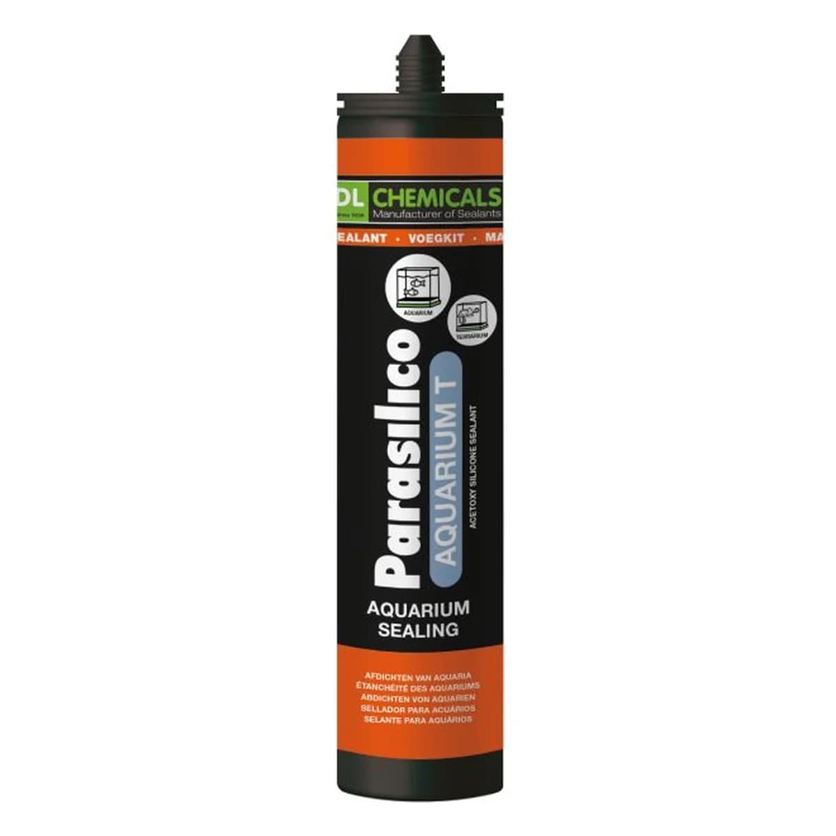 Silikonas akvariumams Parasilico Aquarium T 300 ml, skaidrus kartušas