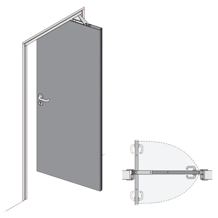 Sukamųjų durų sistema ERGON LIVING T.E