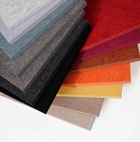 PET akustinio veltinio plokštės