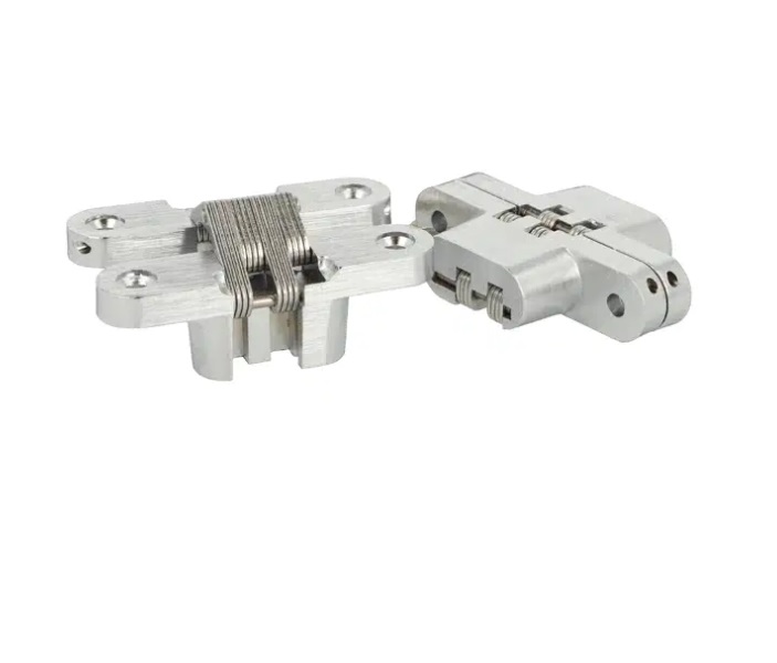 Paslėpti vyriai 70×16 mm šlifuotas plienas