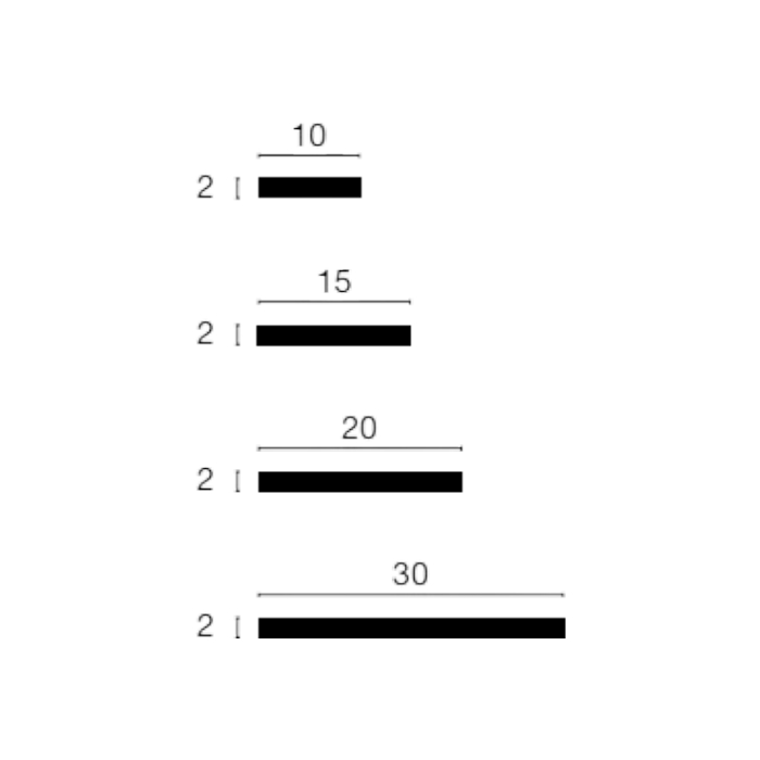UNYpiatto – F plokščias aliuminio profilis