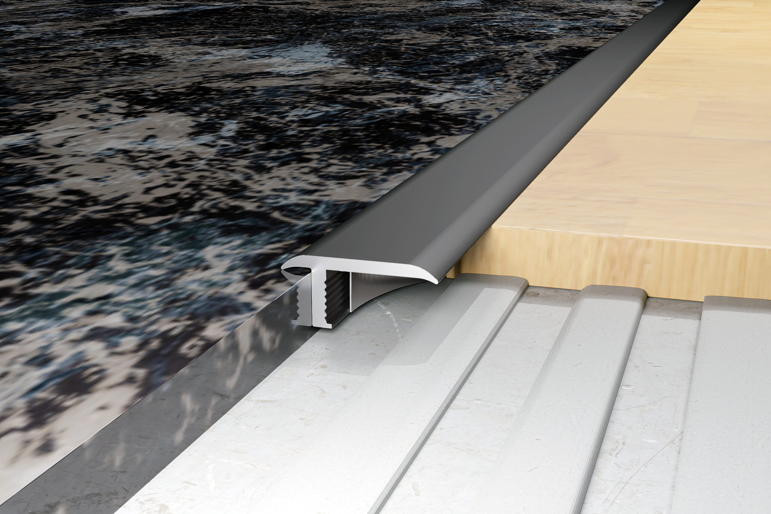 Perėjimo profilis Cliplist CLT 15×5