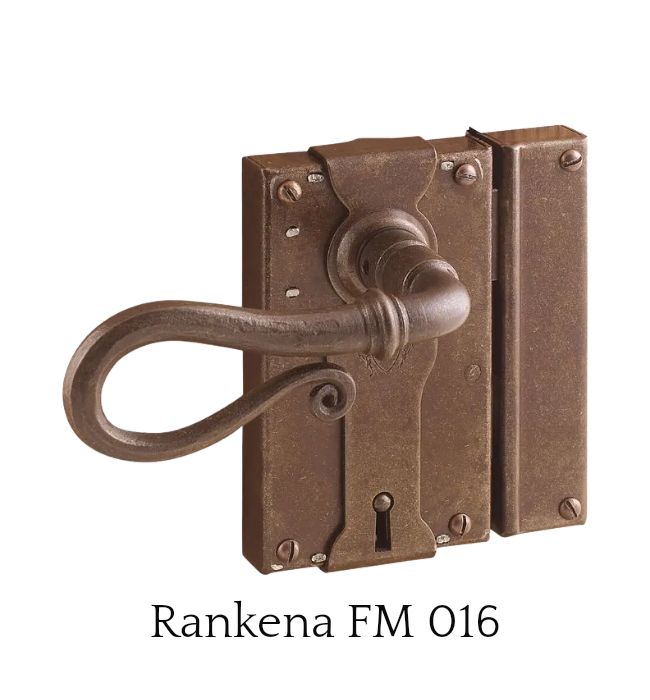 FS196 Kaltinė durų spyna su rankena