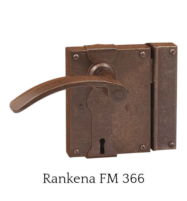 FS198 Kaltinė durų spyna su rankena