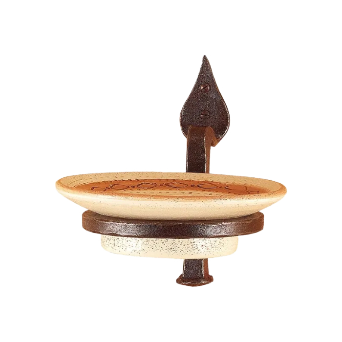 FT322 Kaltinė muilinė su keramikiniu padėkliuku