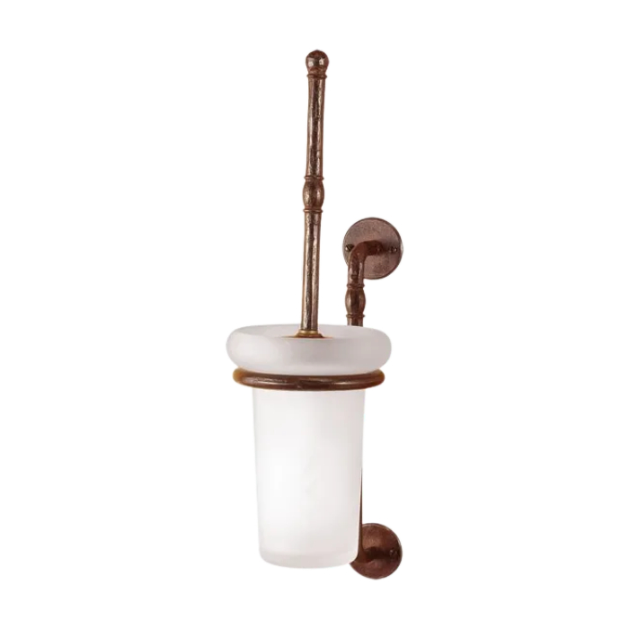 FT357 Kaltinis tualeto šepečio laikiklis matiniu stiklu